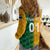 (Custom Personalised) South Africa Proteas Cricket Women Casual Shirt Simple - Yellow LT8 - Wonder Print Shop