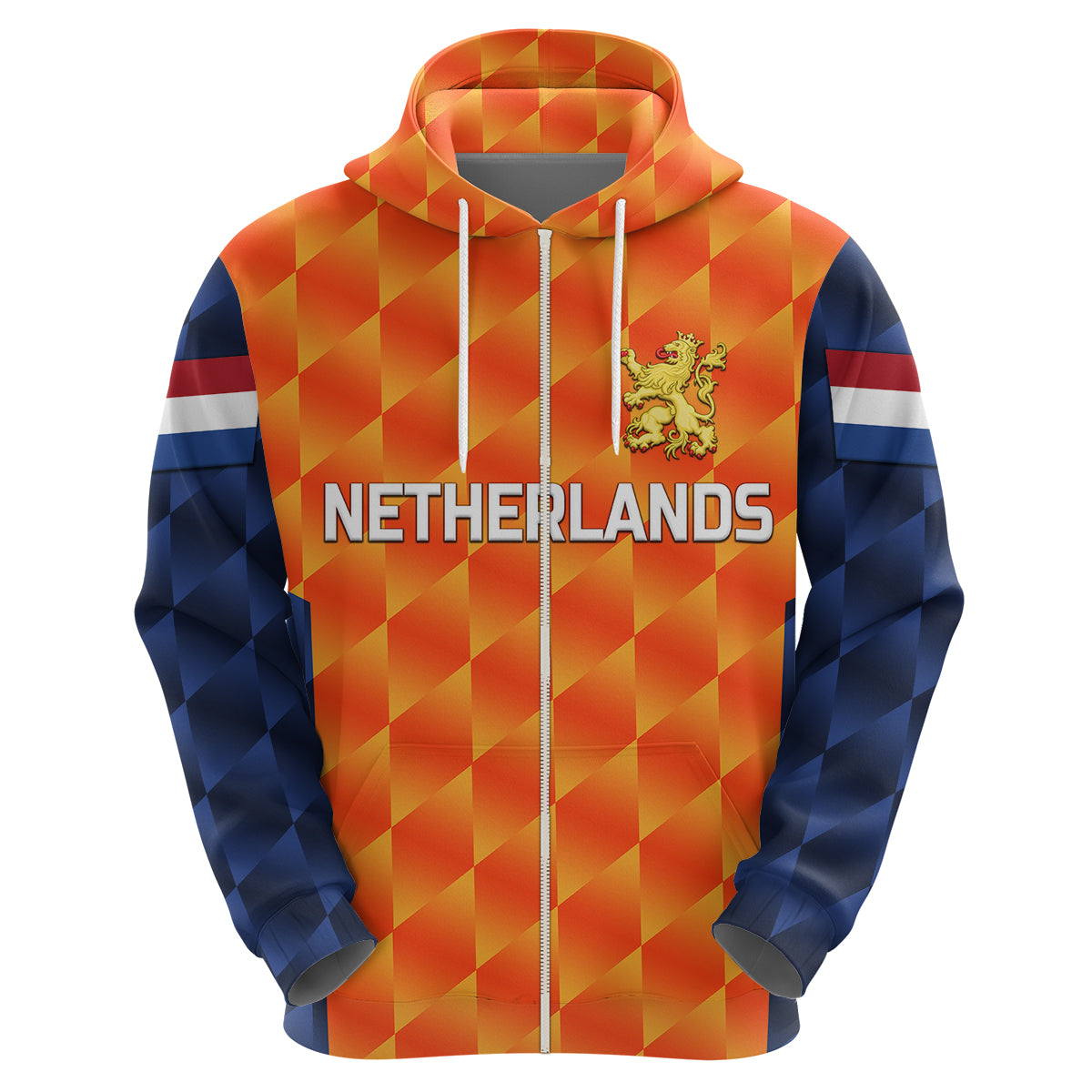Custom Netherlands Cricket Dutch Lion Hoodie Unique Orange LT8 - Wonder Print Shop