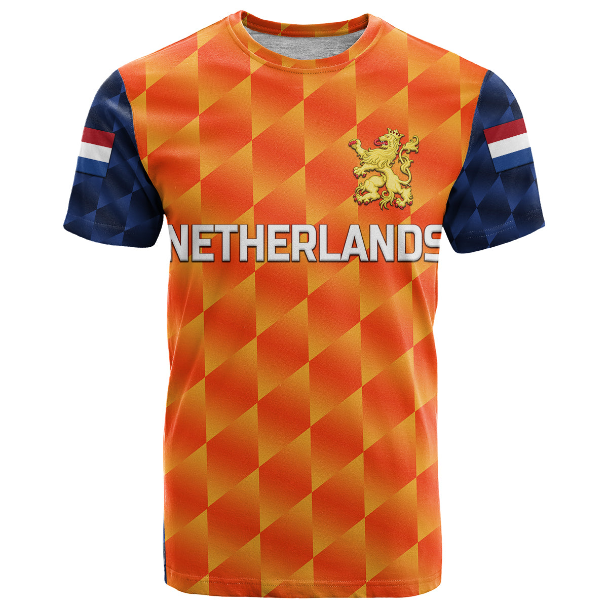 Custom Netherlands Cricket Dutch Lion T Shirt Unique Orange LT8 - Wonder Print Shop