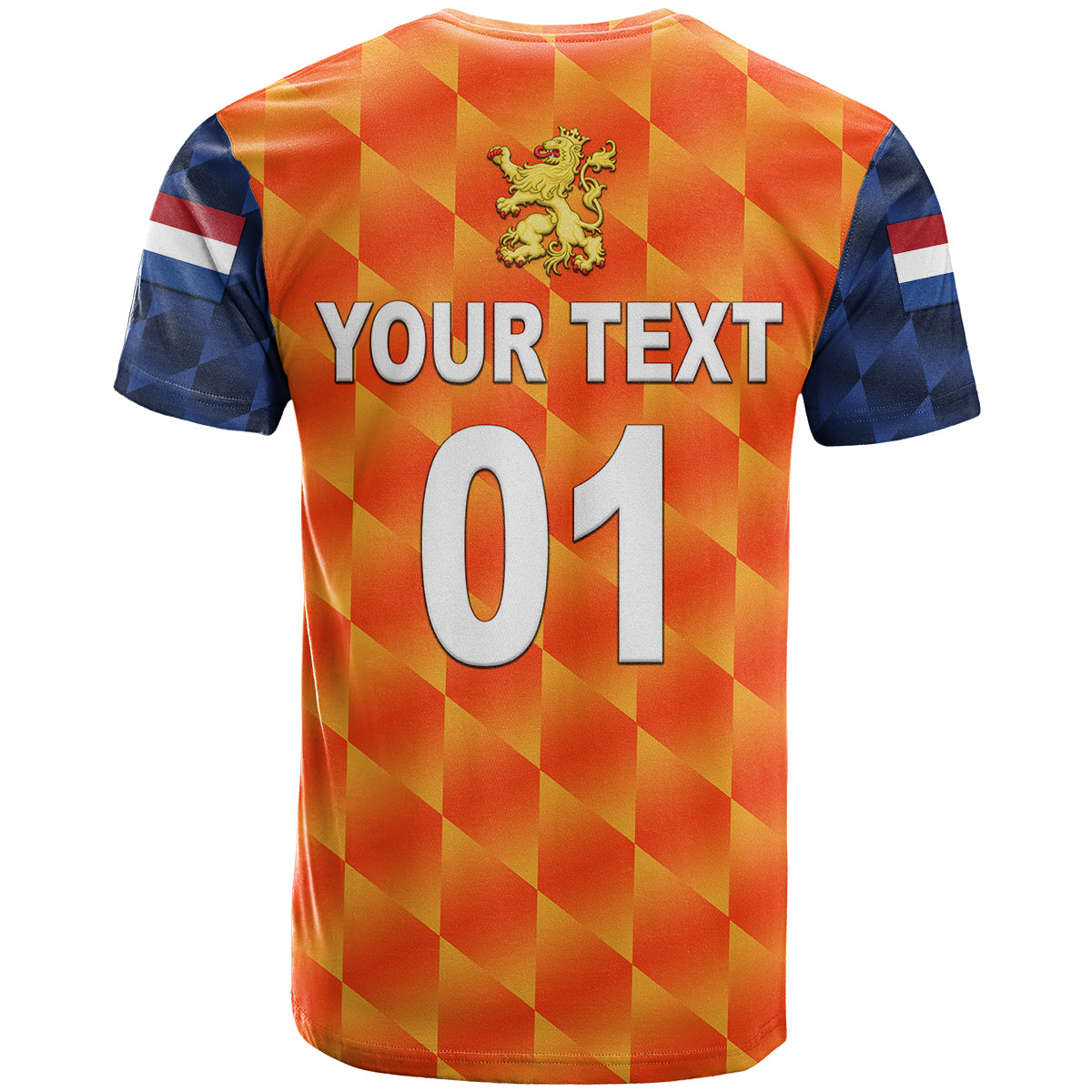 Custom Netherlands Cricket Dutch Lion T Shirt Unique Orange LT8 - Wonder Print Shop
