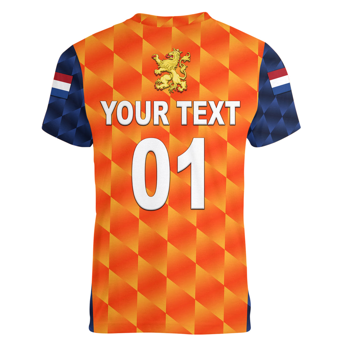 (Custom Personalised) Netherlands Cricket Dutch Lion Women V Neck T Shirt Unique Orange LT8 - Wonder Print Shop
