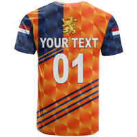 Custom Netherlands Cricket Dutch Lion T Shirt Special Orange LT8 - Wonder Print Shop