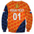 (Custom Personalised) Netherlands Cricket Dutch Lion Sweatshirt Pride Version Orange LT8 - Wonder Print Shop