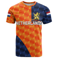 Custom Netherlands Cricket Dutch Lion T Shirt Pride Version Orange LT8 - Wonder Print Shop