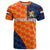 Custom Netherlands Cricket Dutch Lion T Shirt Pride Version Orange LT8 - Wonder Print Shop