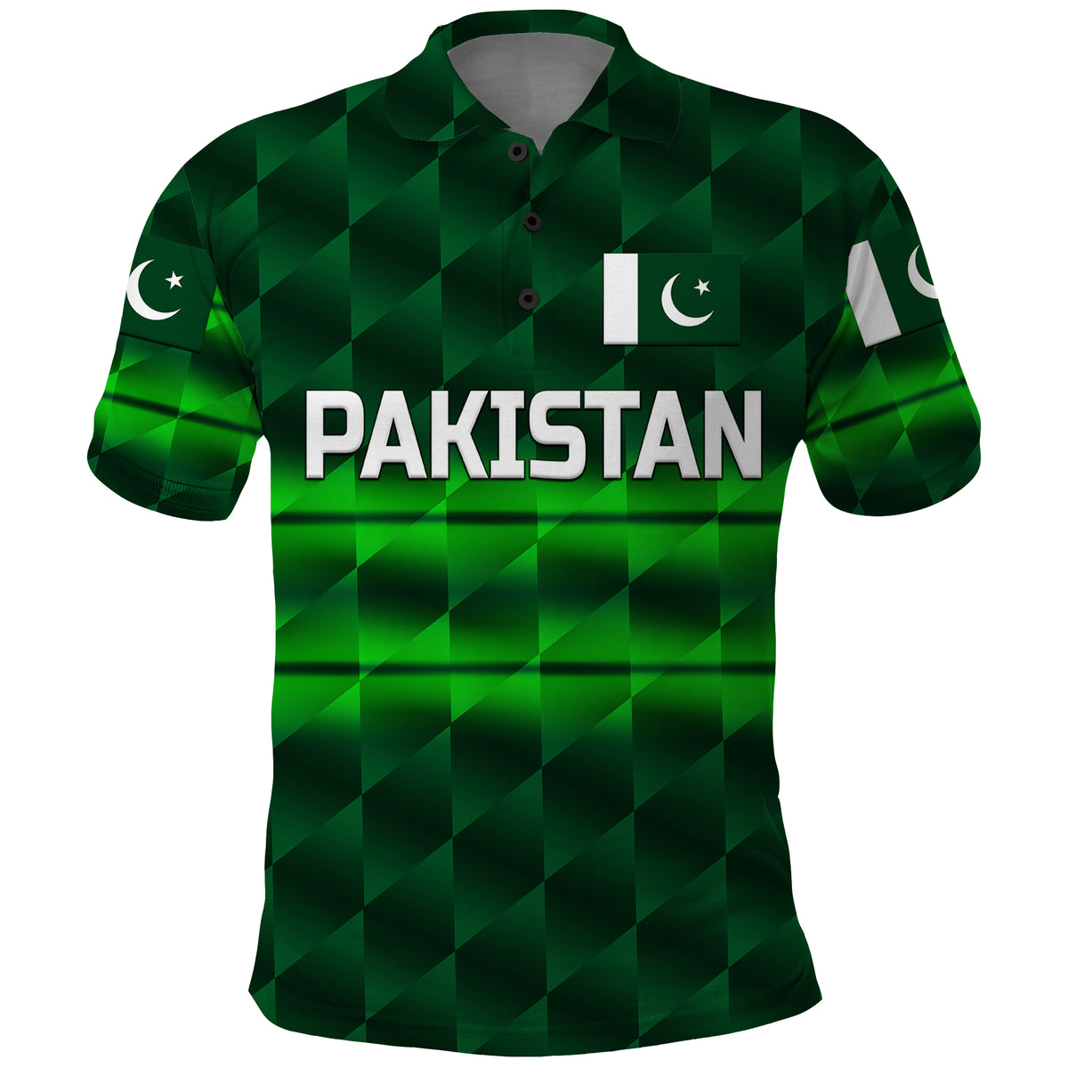Custom Pakistan Cricket Polo Shirt Pak Shaheens Unique Dark Green LT8 - Wonder Print Shop