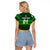 (Custom Personalised) Pakistan Cricket Raglan Cropped T Shirt Pak Shaheens Unique - Dark Green LT8 - Wonder Print Shop