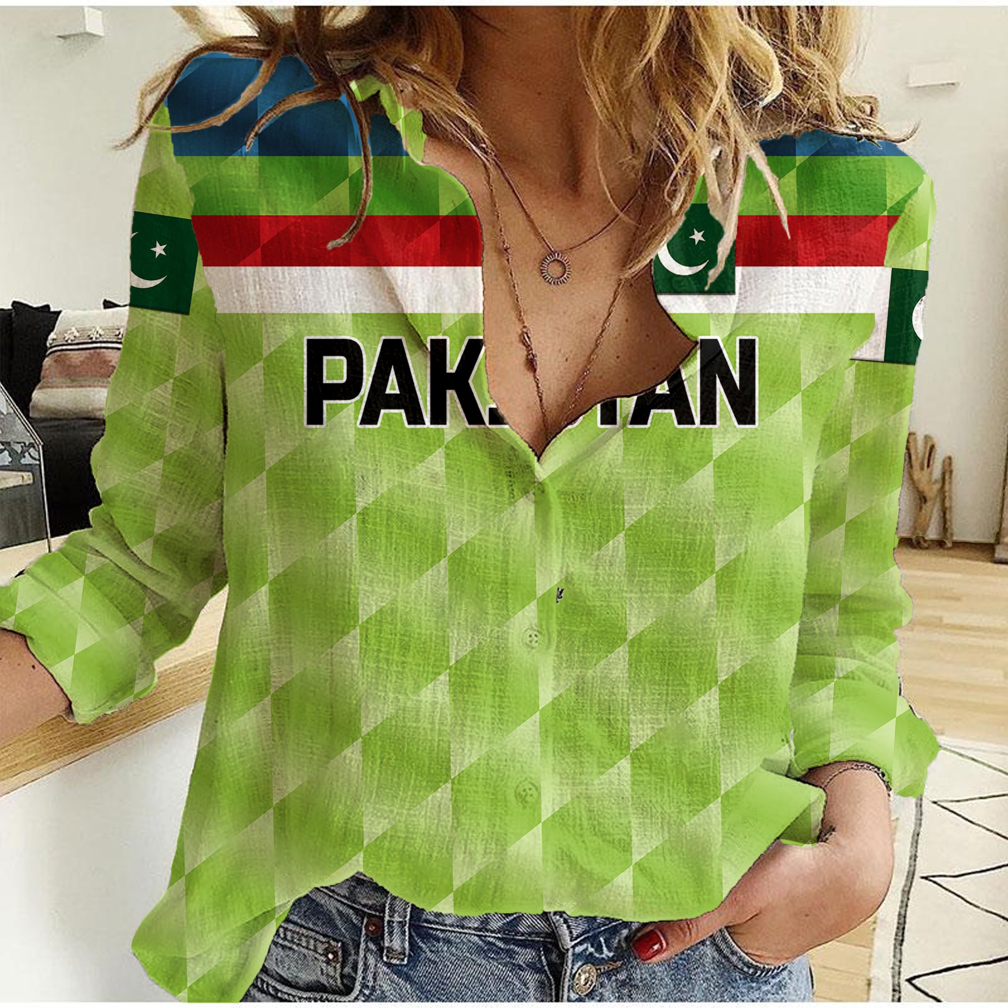 custom-personalised-pakistan-cricket-women-casual-shirt-pak-shaheens-pride-1992-champions