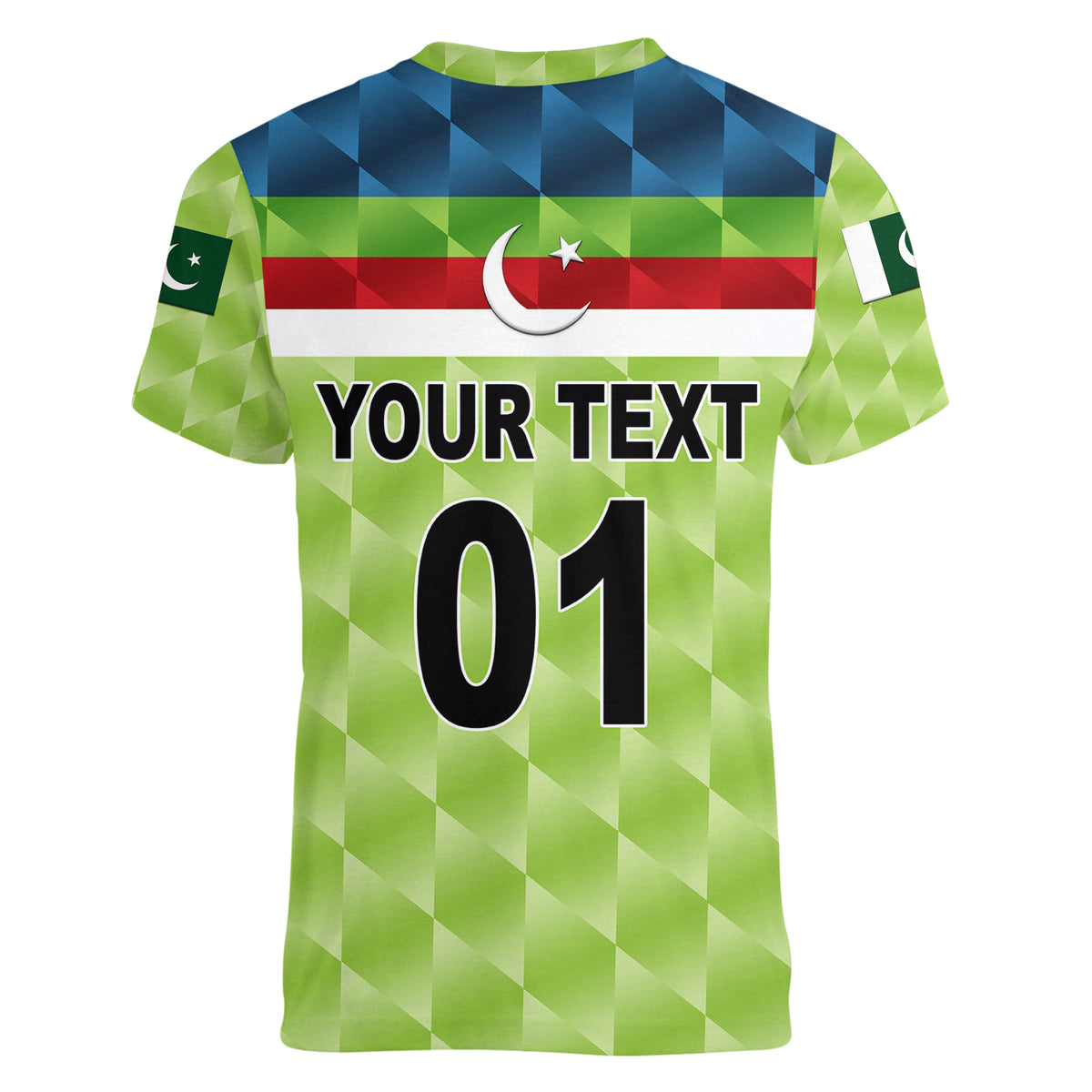 (Custom Personalised) Pakistan Cricket Women V Neck T Shirt Pak Shaheens Pride 1992 Champions LT8 - Wonder Print Shop