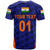 Custom India Cricket T Shirt Men In Blue Unique Blue LT8 - Wonder Print Shop