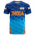 Custom India Cricket T Shirt Men In Blue Unique Gradient Blue LT8 - Wonder Print Shop