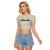 (Custom Personalised) England Cricket Raglan Cropped T Shirt Unique - Beige LT8 - Wonder Print Shop