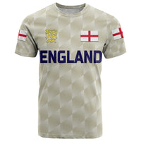 Custom England Cricket T Shirt Unique Beige LT8 - Wonder Print Shop