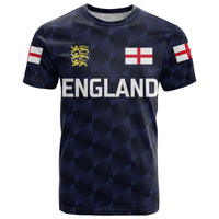 Custom England Cricket T Shirt Unique Navy LT8 - Wonder Print Shop