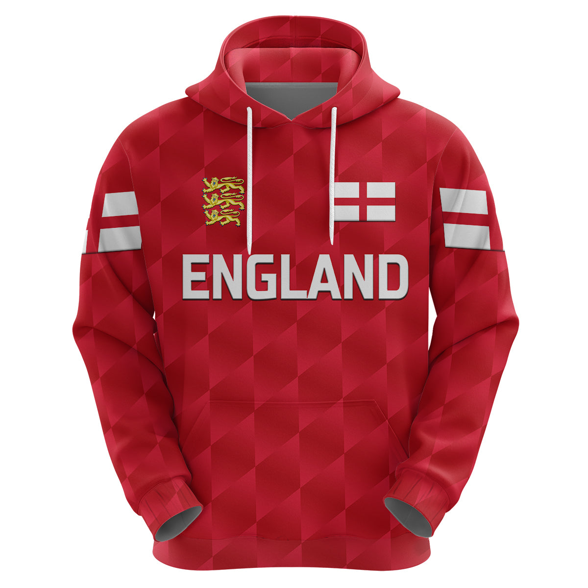 Custom England CrickeHoodie Unique Red LT8 - Wonder Print Shop