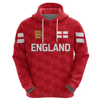 Custom England CrickeHoodie Unique Red LT8 - Wonder Print Shop