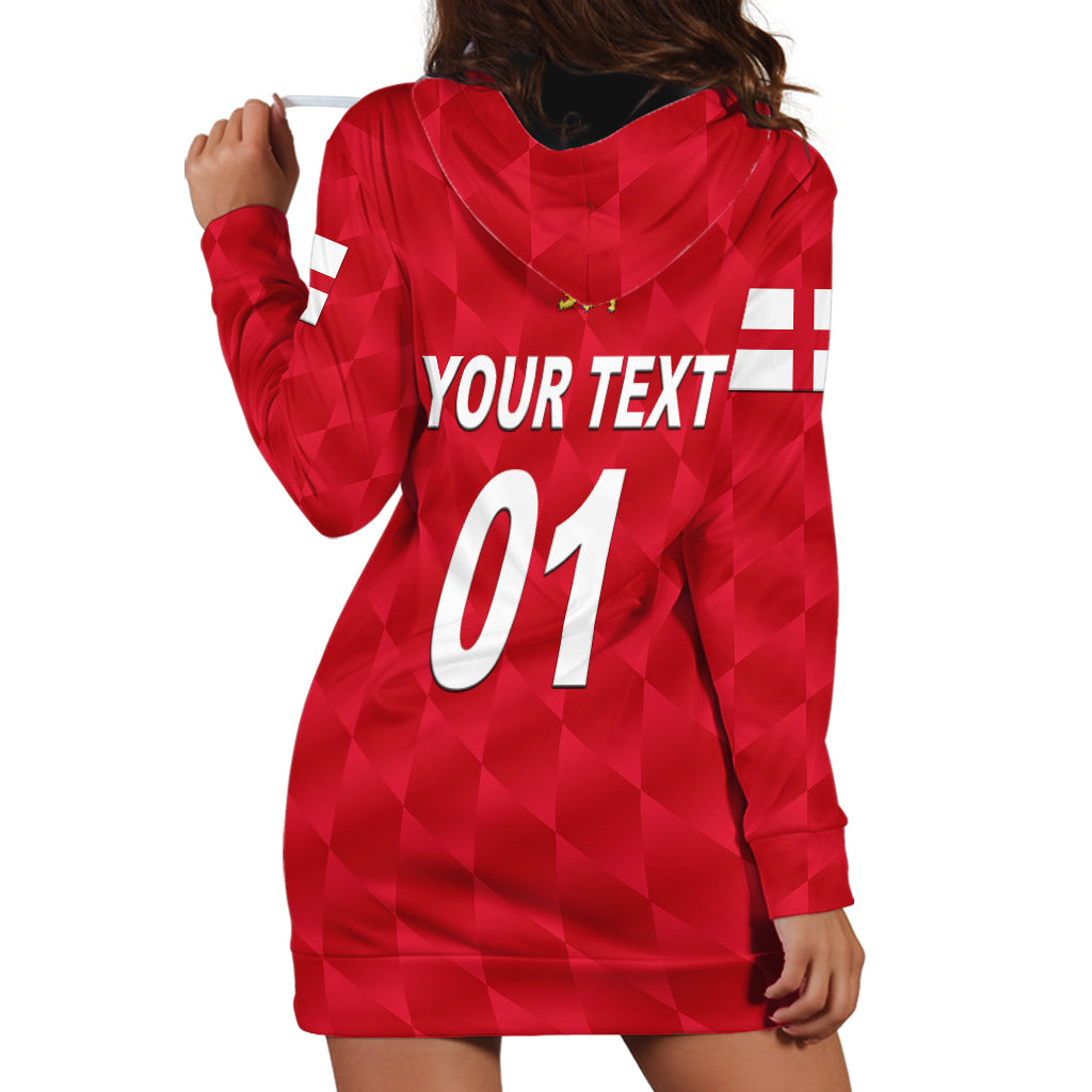(Custom Personalised) England Cricket Hoodie Dress Unique - Red LT8 - Wonder Print Shop