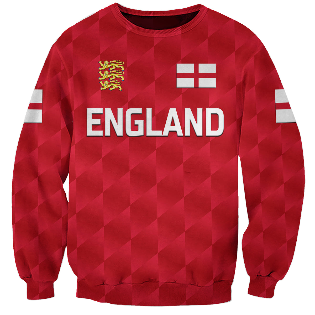 (Custom Personalised) England Cricket Sweatshirt Unique - Red LT8 - Wonder Print Shop