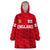 (Custom Personalised) England Cricket Wearable Blanket Hoodie Unique - Red LT8 - Wonder Print Shop
