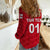 (Custom Personalised) England Cricket Women Casual Shirt Unique - Red LT8 - Wonder Print Shop