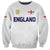 (Custom Personalised) England Cricket Sweatshirt Unique - White LT8 - Wonder Print Shop
