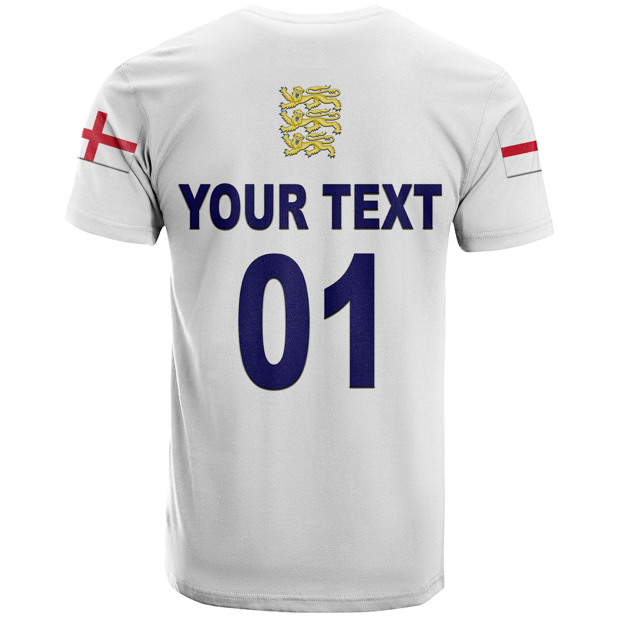 Custom England Cricket T Shirt Unique White LT8 - Wonder Print Shop