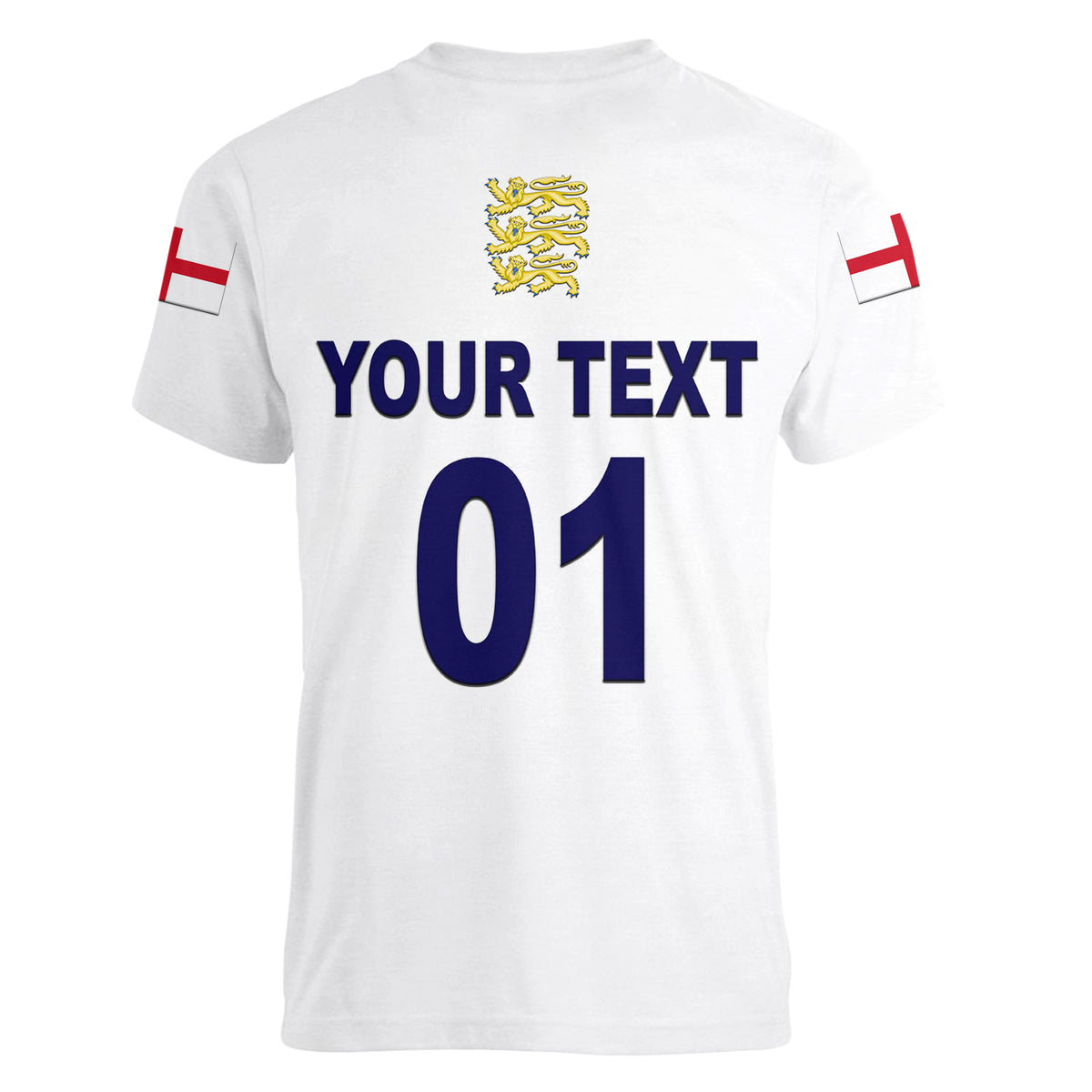 (Custom Personalised) England Cricket Women V Neck T Shirt Unique - White LT8 - Wonder Print Shop