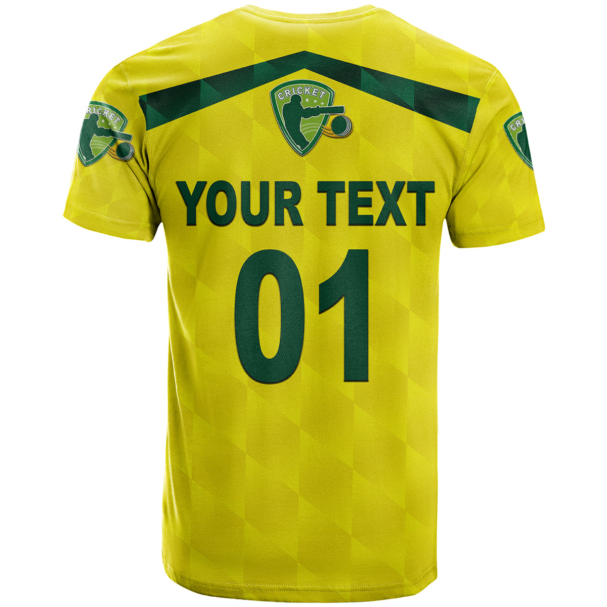 Custom Australia Cricket T Shirt Aussie Unique Yellow LT8 - Wonder Print Shop