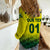 (Custom Personalised) Australia Cricket Women Casual Shirt Aussie Unique - Gradient Yellow Vibes LT8 - Wonder Print Shop