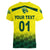 (Custom Personalised) Australia Cricket Women V Neck T Shirt Aussie Unique - Gradient Yellow Vibes LT8 - Wonder Print Shop