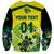 (Custom Personalised) Australia Cricket Sweatshirt Aboriginal Style Unique - Black LT8 - Wonder Print Shop