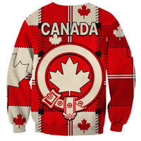 Canada Tartan Day Sweatshirt Canada Maple Leaf Journee du Tartan - Wonder Print Shop