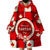 (Custom Personalised) Canada Tartan Day Wearable Blanket Hoodie Canada Maple Leaf Journee du Tartan - Wonder Print Shop