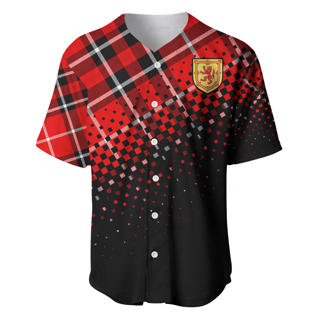 Scottish Gaelic Baseball Jersey Crest Scotland Lion Tartan LT9 - Wonder Print Shop