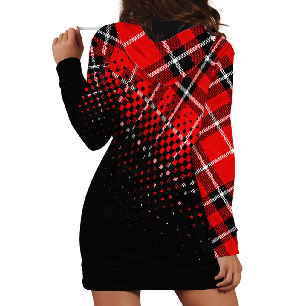 Scottish Gaelic Hoodie Dress Crest Scotland Lion Tartan - Wonder Print Shop