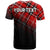 Custom Scottish Gaelic T Shirt Crest Scotland Lion Tartan - Wonder Print Shop