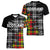 Scottish Tartan Women V Neck T Shirt Scotland Modern Crest Tartan - Wonder Print Shop