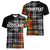 (Custom Personalised) Scottish Tartan Women V Neck T Shirt Scotland Modern Crest Tartan - Wonder Print Shop