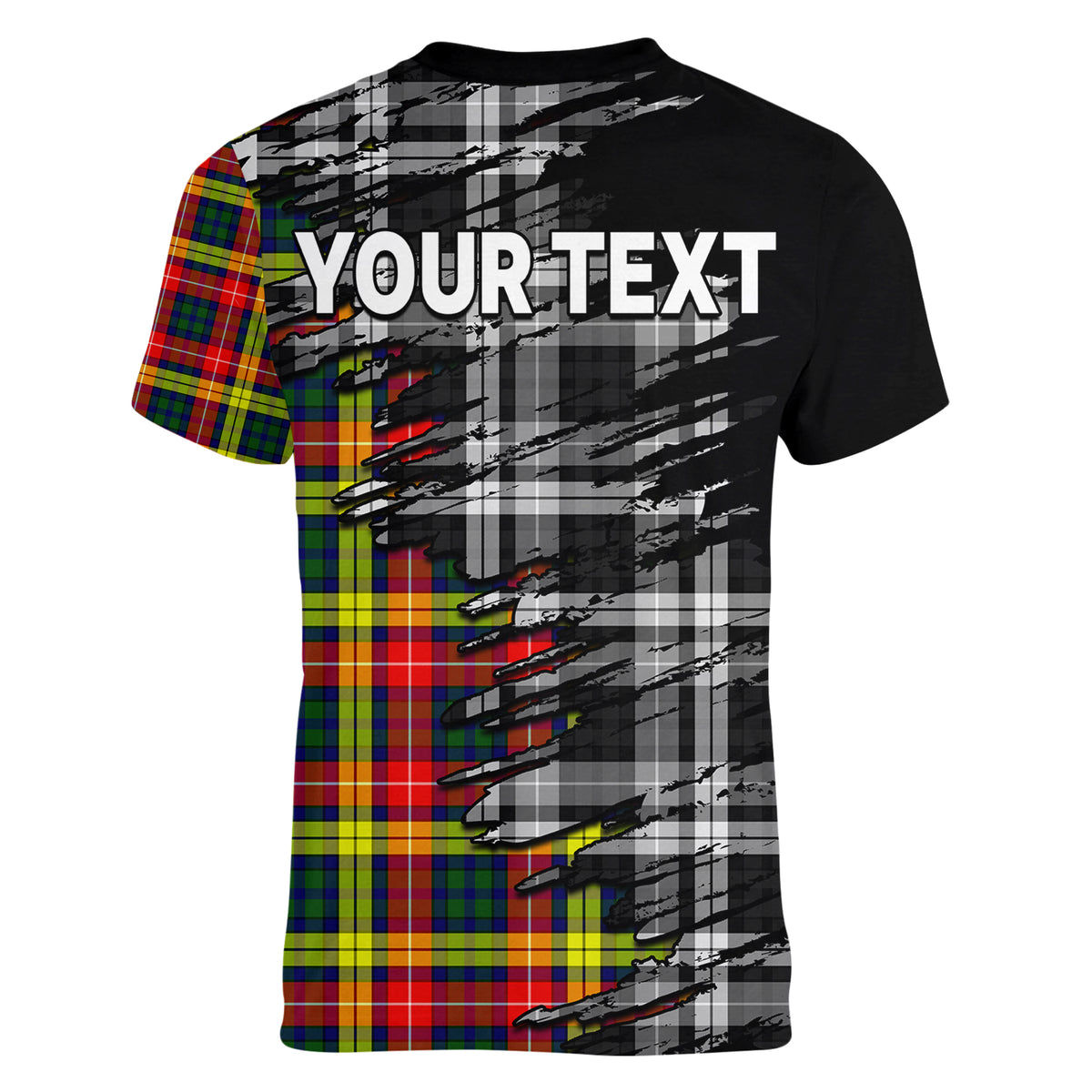 (Custom Personalised) Scottish Tartan Women V Neck T Shirt Scotland Modern Crest Tartan - Wonder Print Shop