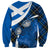 Scottish Thistle Tartan Sweatshirt Scottish Alba Flag Style - Wonder Print Shop