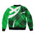 Scottish Alba Flag Bomber Jacket Scottish Colourful Tartan Green Version LT9 - Wonder Print Shop