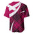 Scottish Alba Flag Baseball Jersey Scottish Colourful Tartan Pink Version LT9 - Wonder Print Shop