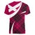 Scottish Alba Flag Women V Neck T Shirt Scottish Colourful Tartan Pink Version - Wonder Print Shop