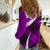 Scottish Alba Flag Women Casual Shirt Scottish Colourful Tartan Purple Version - Wonder Print Shop