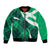 Scottish Alba Flag Bomber Jacket Scottish Colourful Tartan Turquoise Version LT9 - Wonder Print Shop