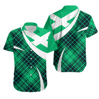 Scottish Alba Flag Hawaiian Shirt Scottish Colourful Tartan Turquoise Version - Wonder Print Shop