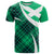 Scottish Alba Flag T Shirt Scottish Colourful Tartan Turquoise Version - Wonder Print Shop