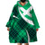 Scottish Alba Flag Wearable Blanket Hoodie Scottish Colourful Tartan Turquoise Version - Wonder Print Shop