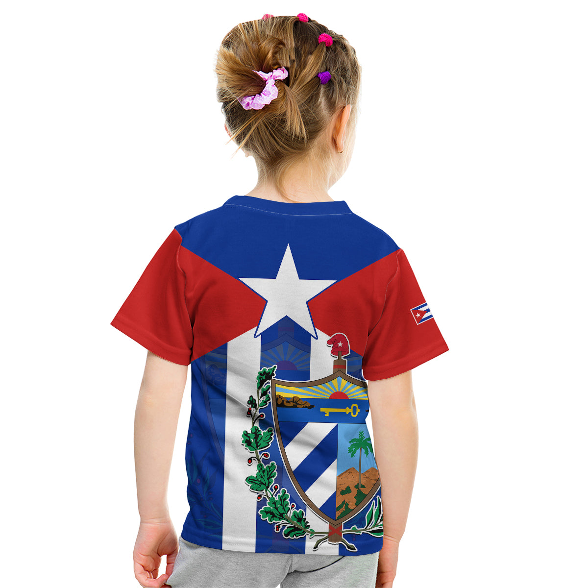 Cuba Simple Coat Of Arms Kid T Shirt - Wonder Print Shop