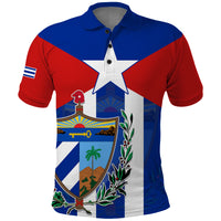Cuba Simple Polo Shirt Coat Of Arms - Wonder Print Shop